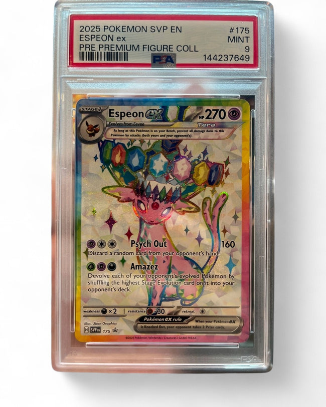 2025 Scarlet & Violet Promo Cards Espeon Ex 175 PSA 9