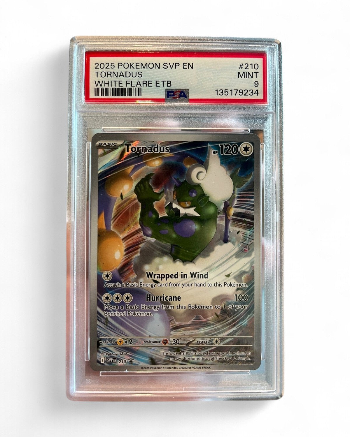 2025 Scarlet & Violet Promo Cards Tornadus 210 PSA 9