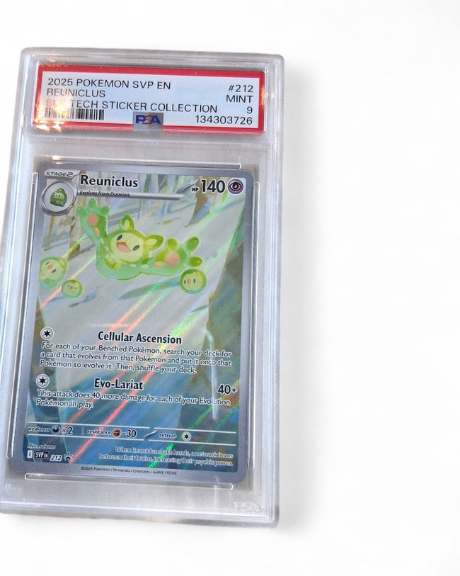 2025 Scarlet & Violet Promo Cards Reuniclus 212 PSA 9