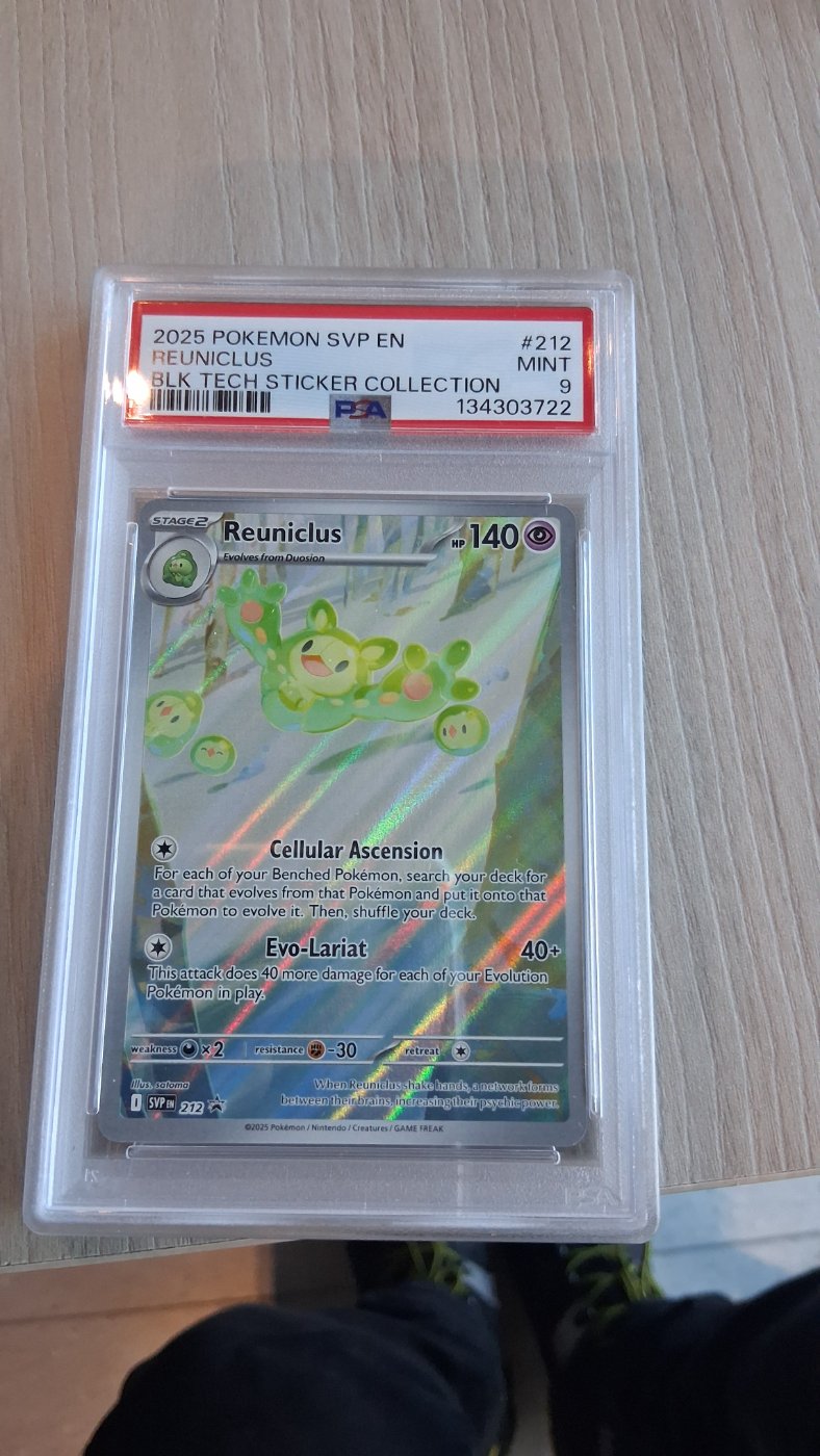 2025 Scarlet & Violet Promo Cards Reuniclus 212 PSA 9