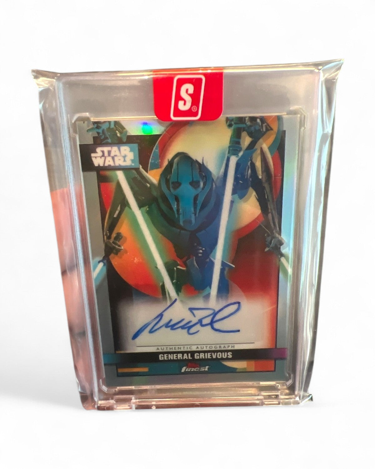 Topps Finest Matthew Wood as General Grievous #FA-AWO Auto