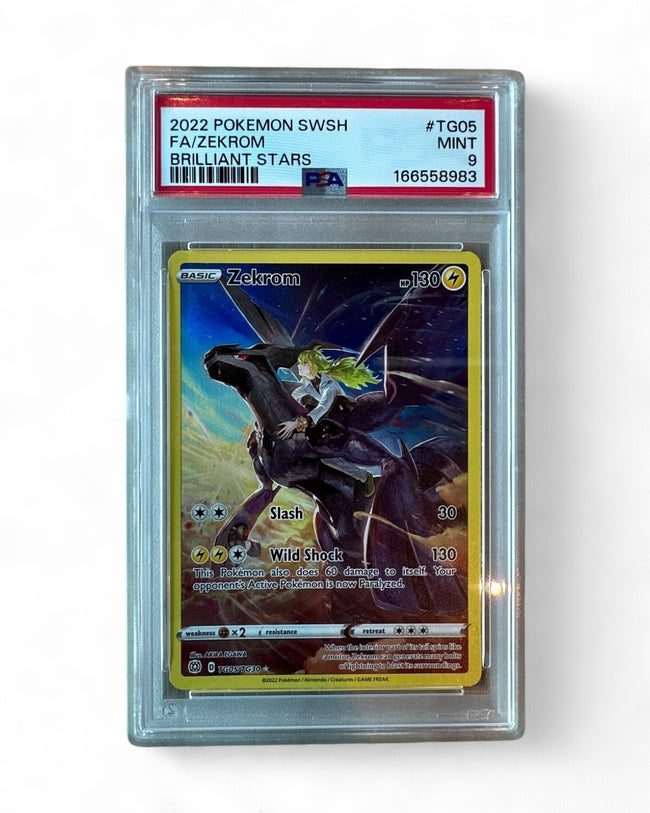 2022 Brilliant Stars Trainer Gallery Zekrom TG05/TG30 PSA 9